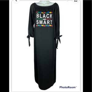 Letter Print 3/4 Sleeve Party Club lounge Dress